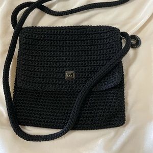 The Sak Black Crochet Crossbody